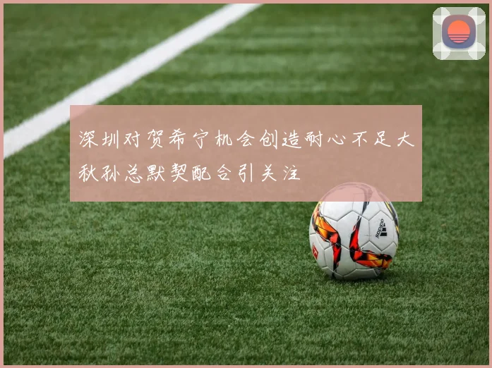 深圳对贺希宁机会创造耐心不足大秋孙总默契配合引关注